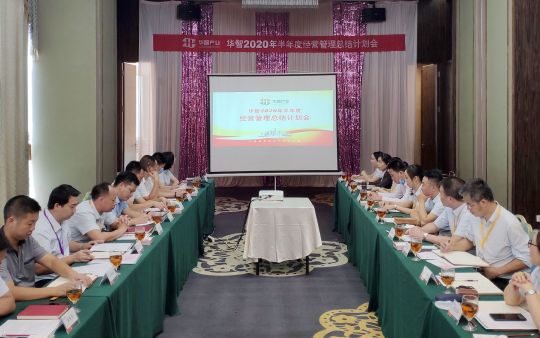 關于召開華智2020年半年度經營管理總結計劃會